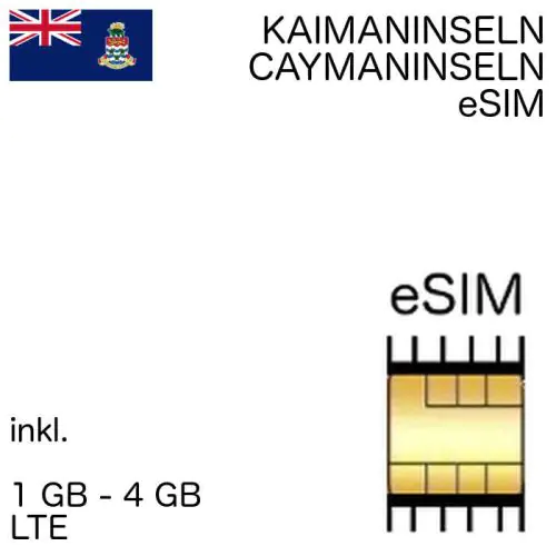 Kaimaninseln eSIm Caymaninseln