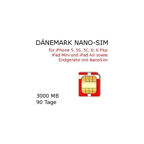 daenemark nano sim