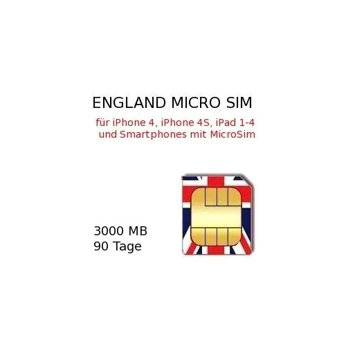England MICRO-SIM