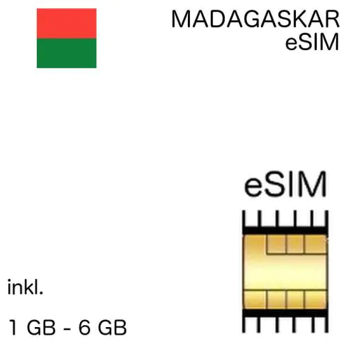 Madagaskar eSIM Madagascar