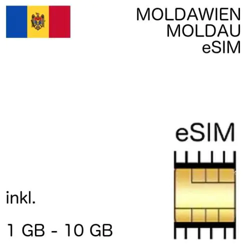 Moldawien esim Moldau