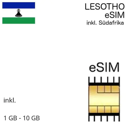 lesothisch eSIM Lesotho