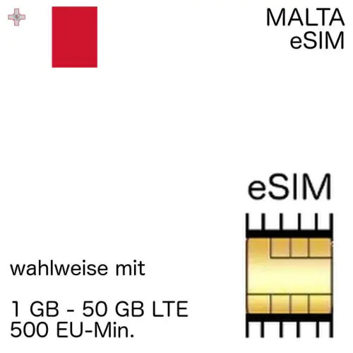 Maltesische eSIM Malta