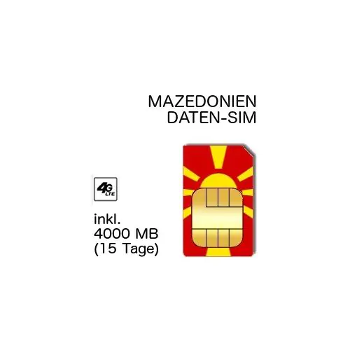 Mazedonien LTE SIM