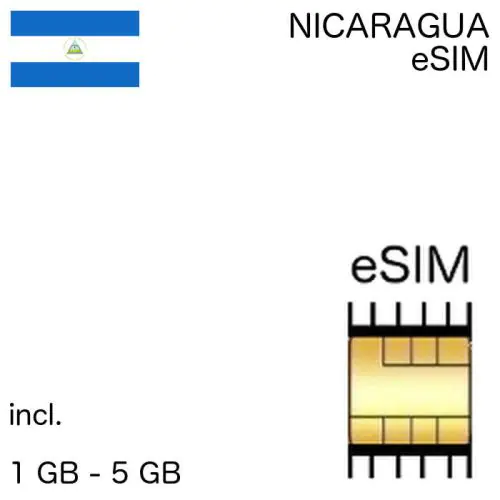 Nicaraguan eSIM Nicaragua