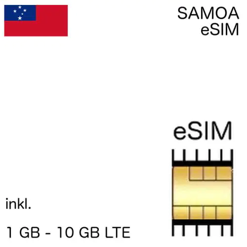 Samoanische eSIM Samoa