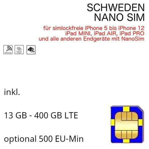 Schweden NANO SIM