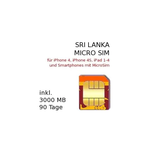 Sri Lanka Micro-Sim