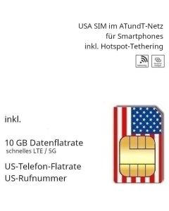 USA SIM Prepaid ATundT