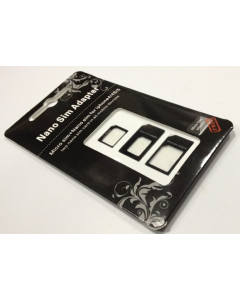 iPhone NANO SIM Adapter Set - NANO auf NORMAL, NANO auf MICRO und MICRO auf NORMALE SIM