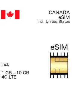 Kanada eSIM Prepaid