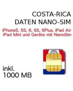 Costa Rica NANO-SIM