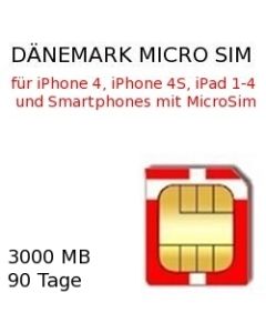 Daenemark micro sim