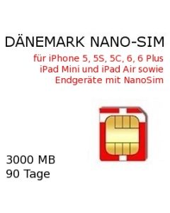 daenemark nano sim