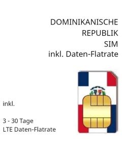 DOMINIKANISCHE REPUBLIK PREPAID SIM (DOM-REP)