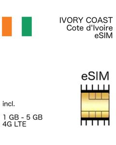 Côte d’Ivoire eSIm Ivory Coast