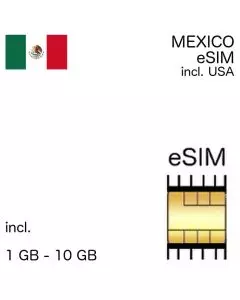 Mexico eSIM incl. United States