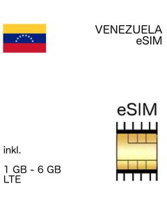 venezulanische eSIm Venezuela