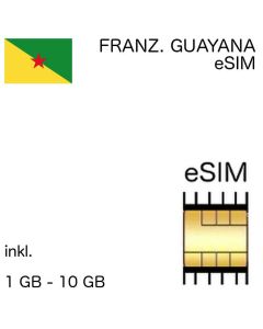 Französisch Guayana esim Französisch Guyana