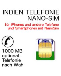 Indien Telefonie NANO SIM