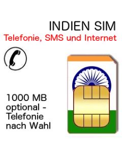 Indien Telefonie SIM