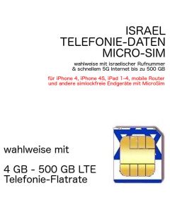 israelische MICRO-SIM israel