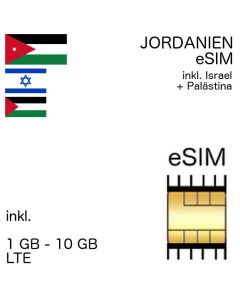 Jordanien eSIm jordanisch