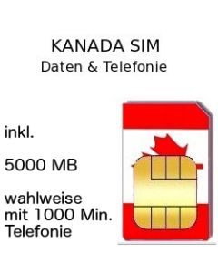 Kanada SIM 5 GB