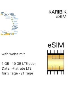 karibische eSIM Karibik