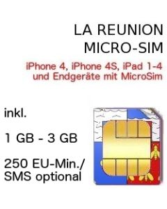 La Reunion micro sim