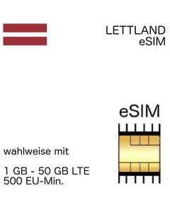 Lettische eSIM Lettland