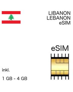 Libanesische eSIM Libanon