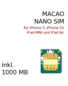 Macao NANO-SIM