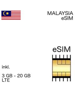 Malaiische eSIM Malaysia