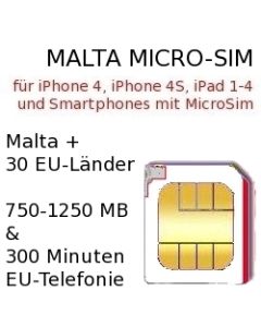 Malta micro-sim