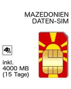 Mazedonien LTE SIM