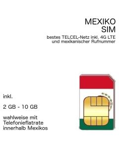 Mexiko SIM TELCEL