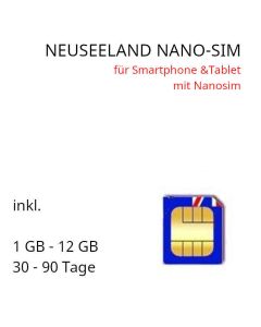 Neuseeland NANO SIM