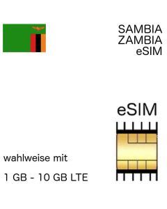 sambische eSIm Sambia