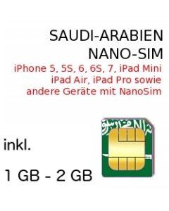 Saudi-Arabien NANO SIM