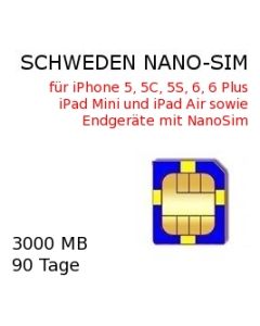 Schweden NANO-SIM