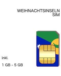 Weihnachtsinsel Prepaid SIM inkl. 1 GB - 5 GB