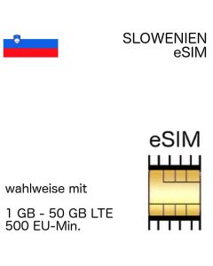 Slowenische eSIm Slowenien