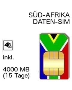 Südafrika Daten-SIM inkl. 4000 MB