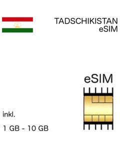 Tadschikische eSIM Tadschikistan