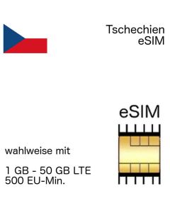 Tschechische eSIM Tschechien