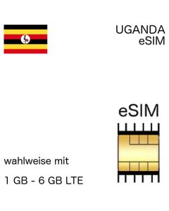 Ugandische eSIM Uganda