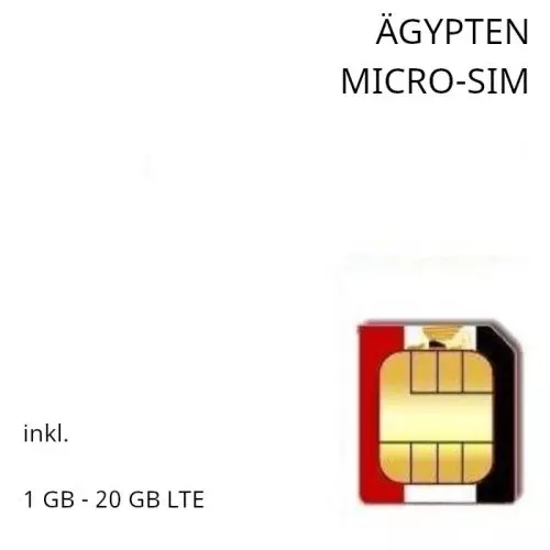 Ägypten MICRO-SIM Egypt