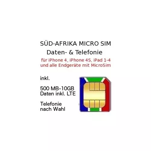 Suedafrika MICRO SIM