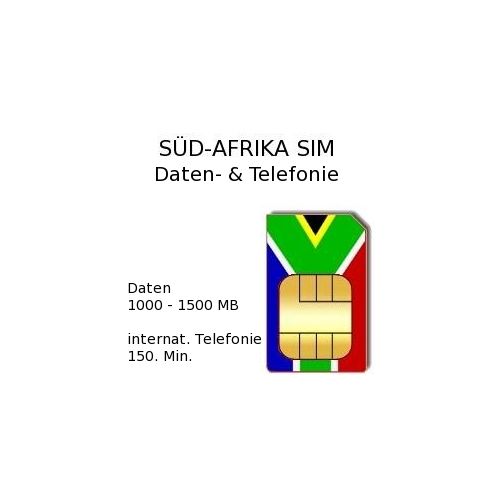 Aufladeguthaben nur für Südafrika Prepaid-SIM im CELL C-Netz